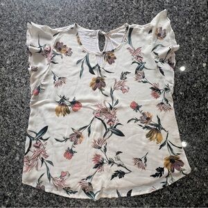 Women’s Floral Print Flowy Top from Maurices - Size Lg